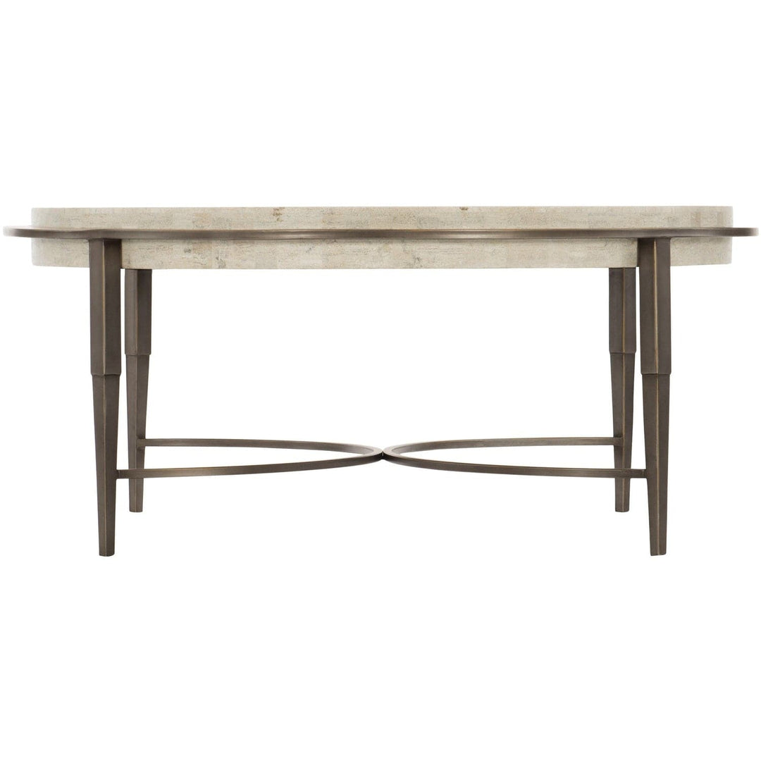 Barclay Metal Round Cocktail Table-Bernhardt-BHDT-512015-Coffee Tables-1-France and Son