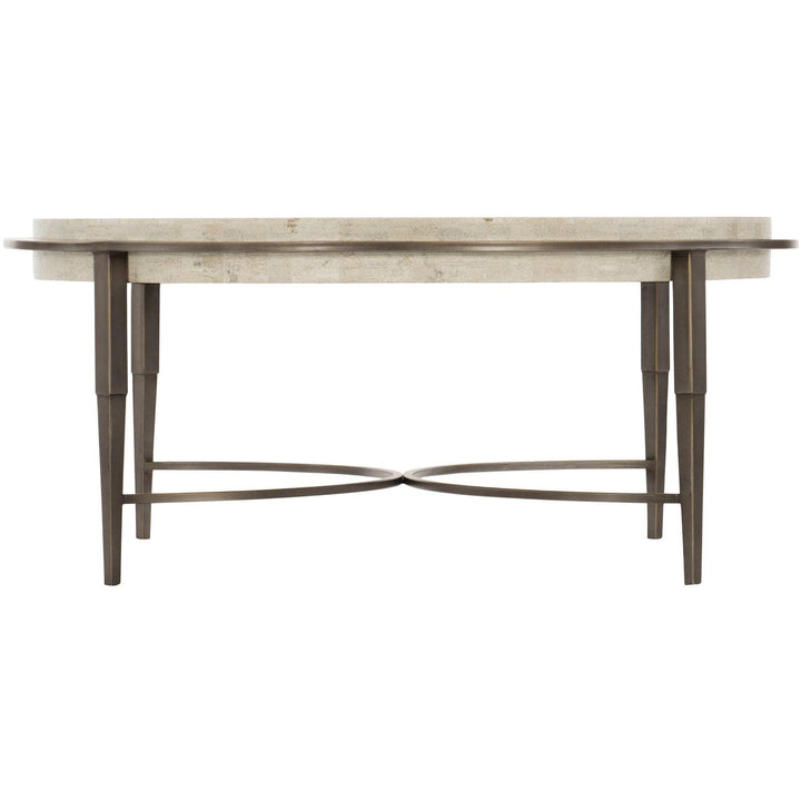 Barclay Metal Round Cocktail Table-Bernhardt-BHDT-512015-Coffee Tables-1-France and Son