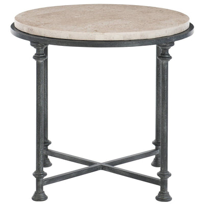 Galesbury Round Metal End Table-Bernhardt-BHDT-537122-Side Tables-1-France and Son
