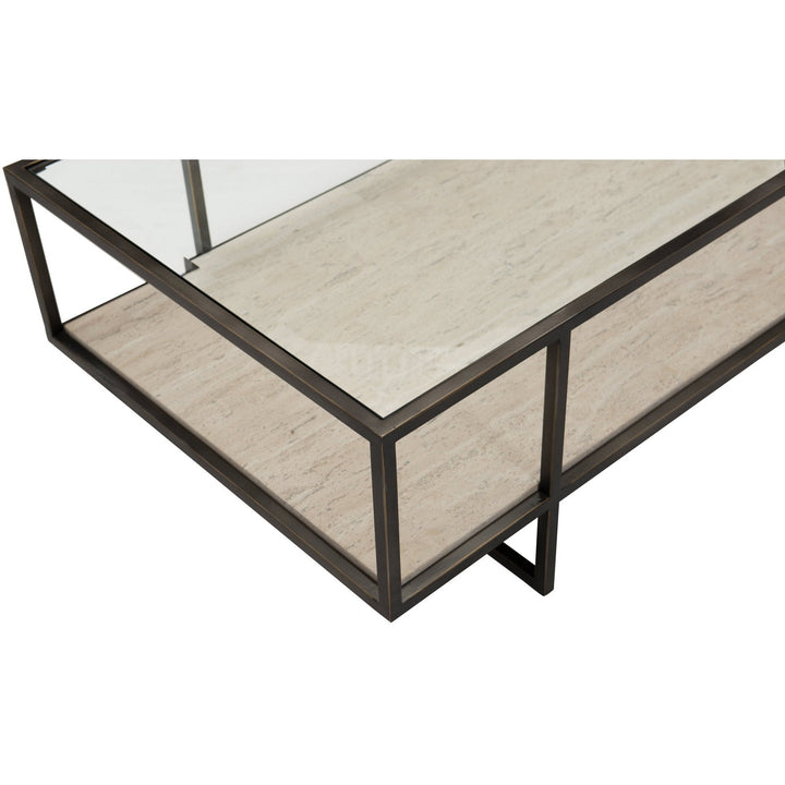 Harlow Metal Rectangular Cocktail Table-Bernhardt-BHDT-514021-Coffee Tables-5-France and Son