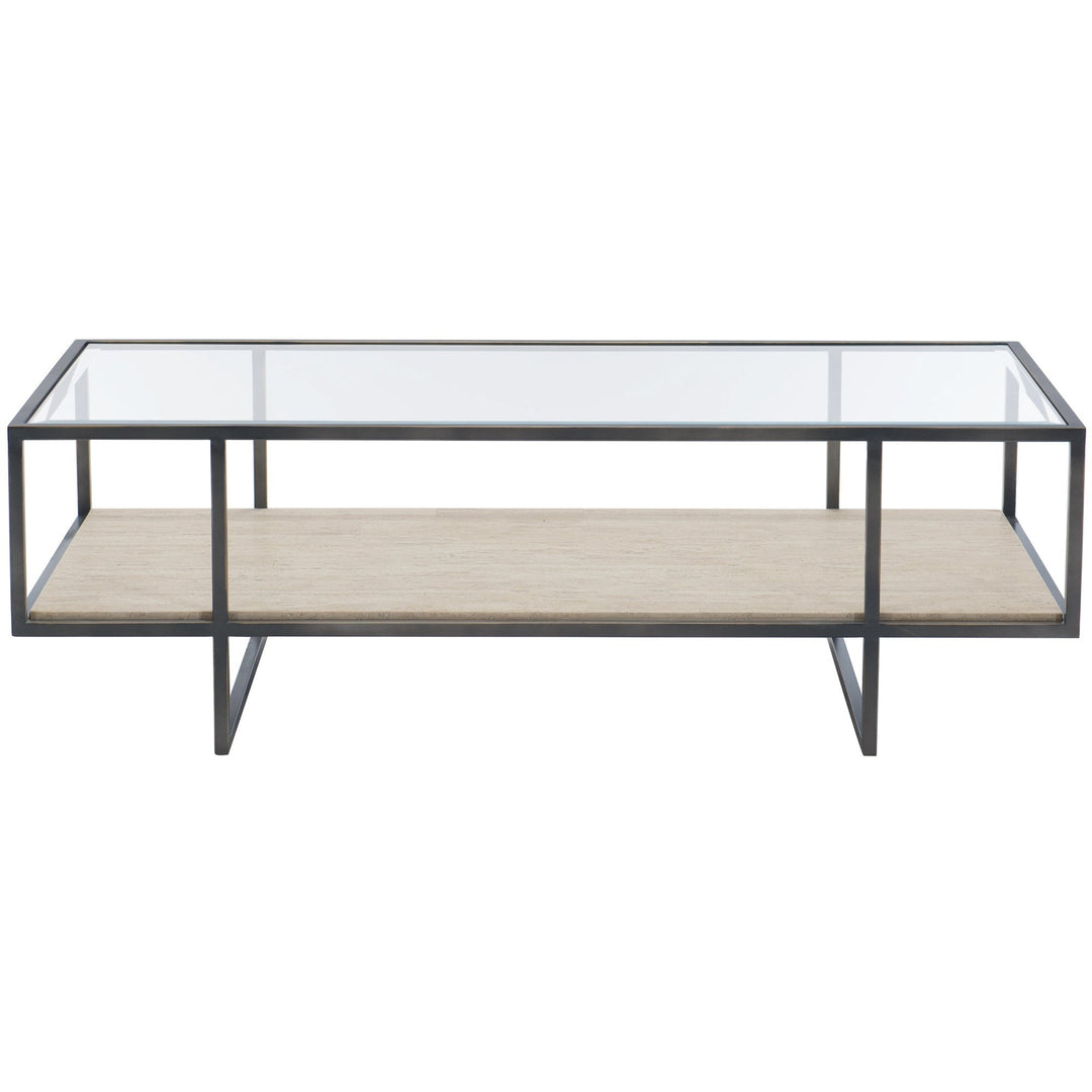 Harlow Metal Rectangular Cocktail Table-Bernhardt-BHDT-514021-Coffee Tables-1-France and Son