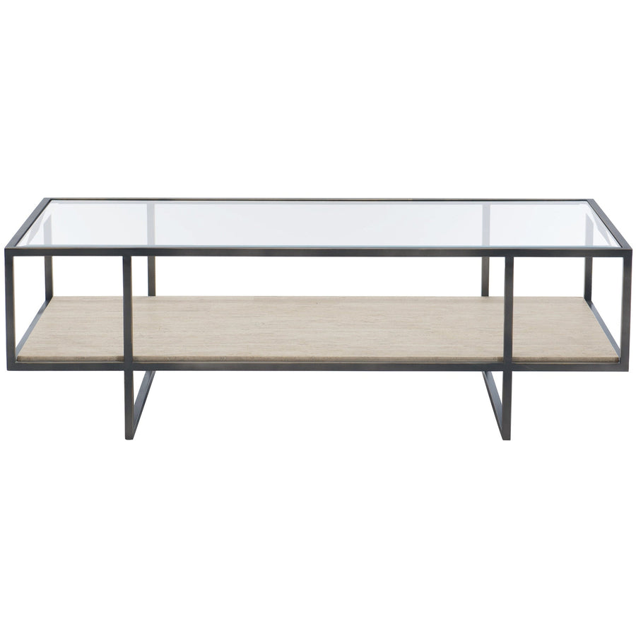Harlow Metal Rectangular Cocktail Table-Bernhardt-BHDT-514021-Coffee Tables-1-France and Son
