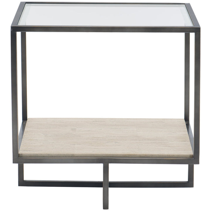 Harlow Metal End Table-Bernhardt-BHDT-514121-Side TablesSquare-1-France and Son