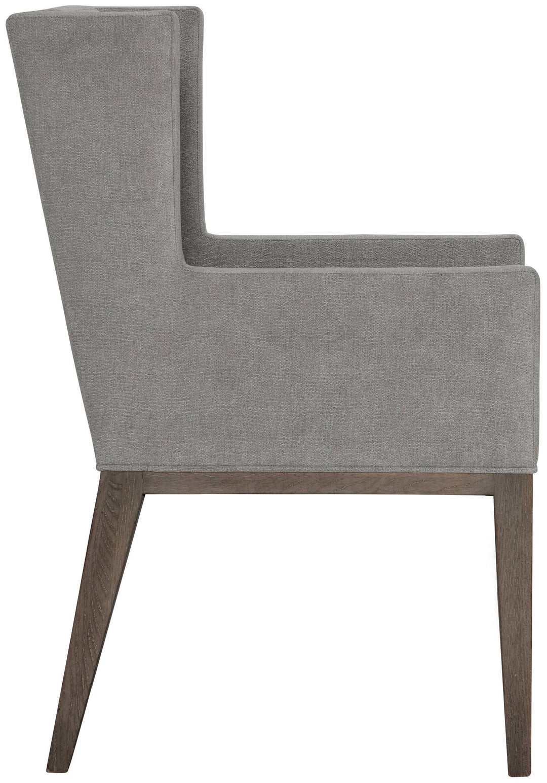 Linea Upholstered Arm Chair-Bernhardt-BHDT-384548B-Dining ChairsCerused Charcoal-3-France and Son