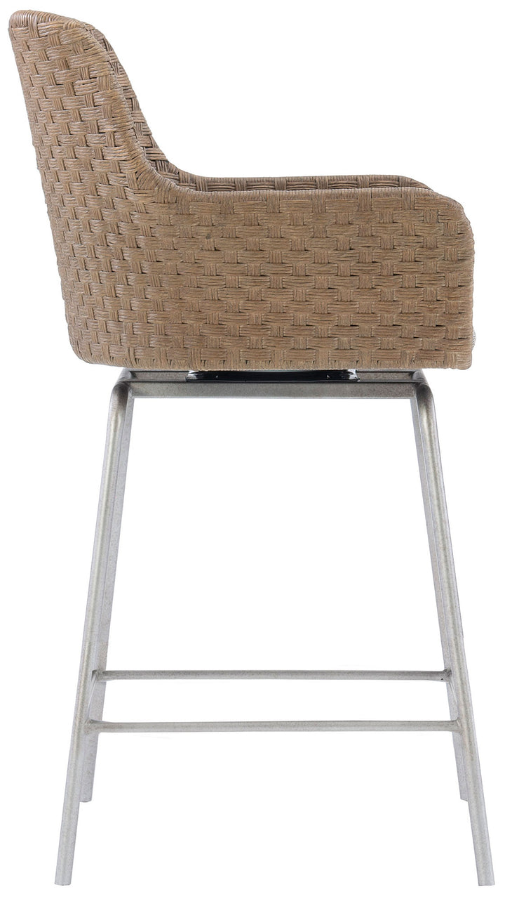 Meade Swivel Counter Stool-Bernhardt-BHDT-303586-Stools & Ottomans-3-France and Son