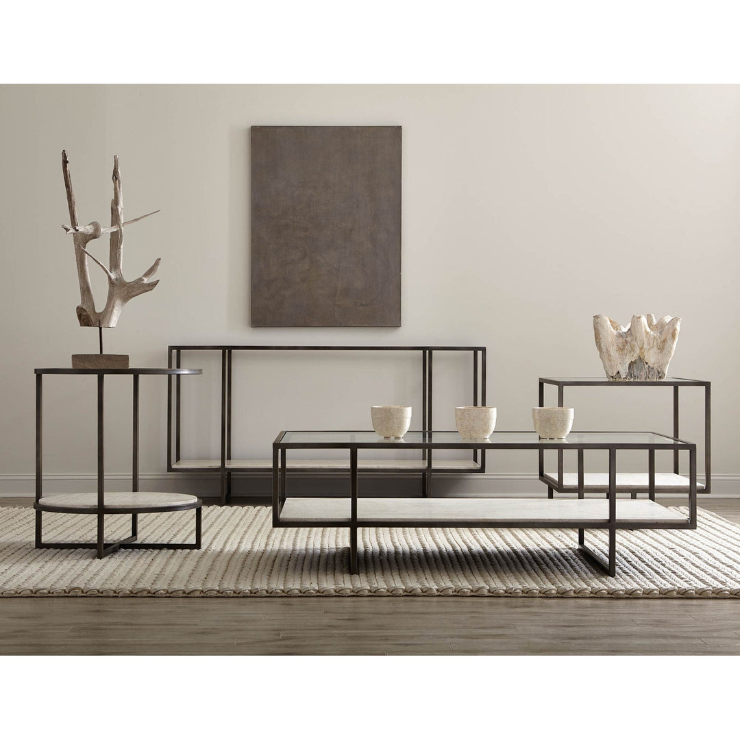 Harlow Metal Rectangular Cocktail Table-Bernhardt-BHDT-514021-Coffee Tables-2-France and Son