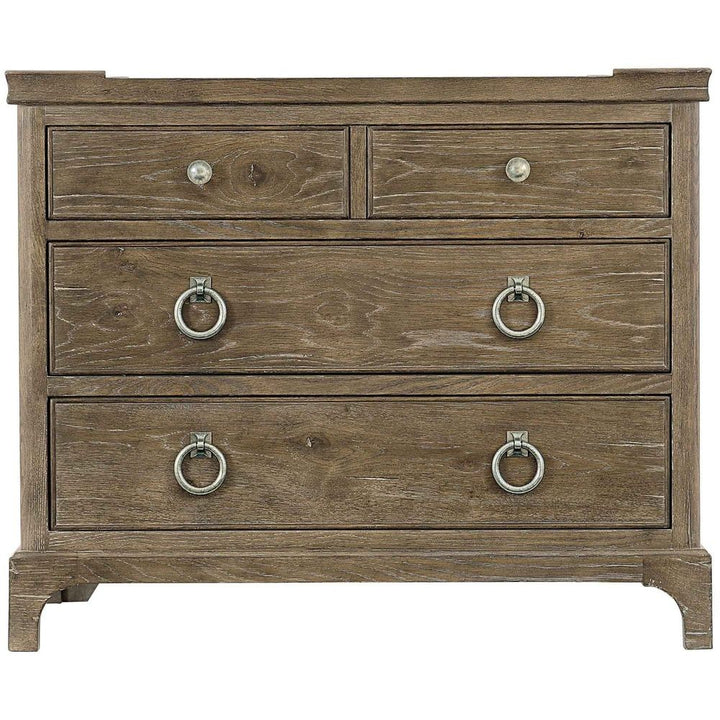 Rustic Patina Bachelor's Tall Chest-Bernhardt-BHDT-387230D-Sideboards & CredenzasPeppercorn-2-France and Son