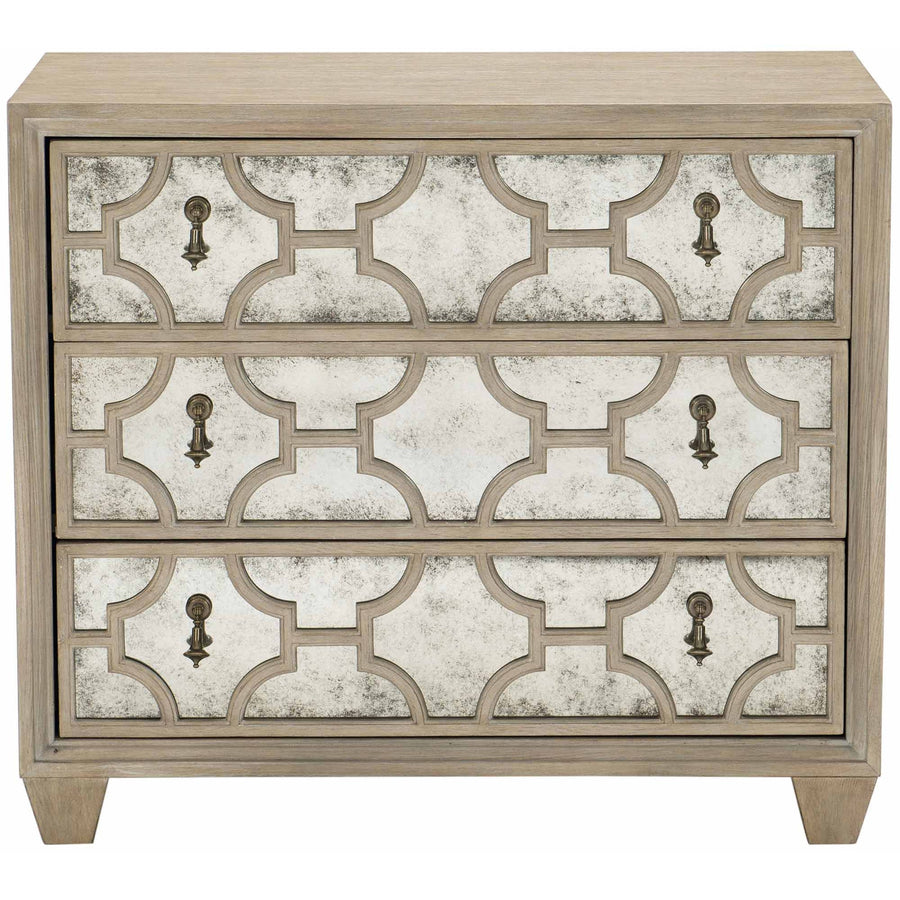 Santa Barbara Nightstand with Patterned Cast-Bernhardt-BHDT-385232-Nightstands-1-France and Son