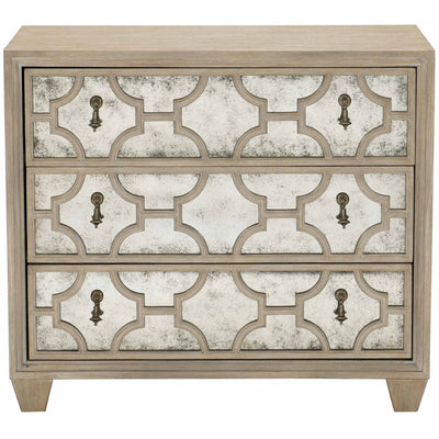 Santa Barbara Nightstand with Patterned Cast-Bernhardt-BHDT-385232-Nightstands-1-France and Son