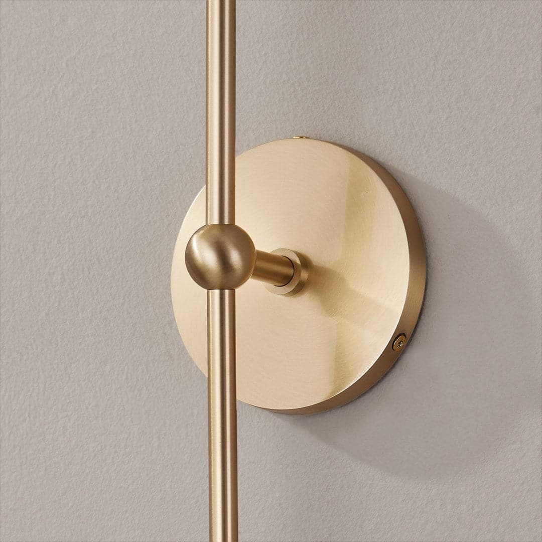 Andrews 2 Light Wall Sconce-Hudson Valley-HVL-4802-AGB-1-Outdoor Wall SconcesAged Brass-3-France and Son