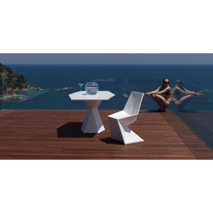Vertex Chair LED by Vondom-Vondom-VONDOM-51007Y-Outdoor Dining ChairsRGBW LED BATTERY-3-France and Son