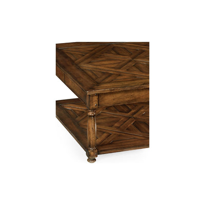 Square parquet topped coffee table-Jonathan Charles-JCHARLES-492022-DWA-Coffee Tables-4-France and Son