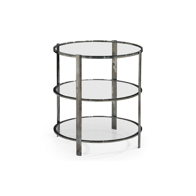 Cosmo Round End Table-Jonathan Charles-JCHARLES-495011-LAB-Side TablesAntique Brass-5-France and Son