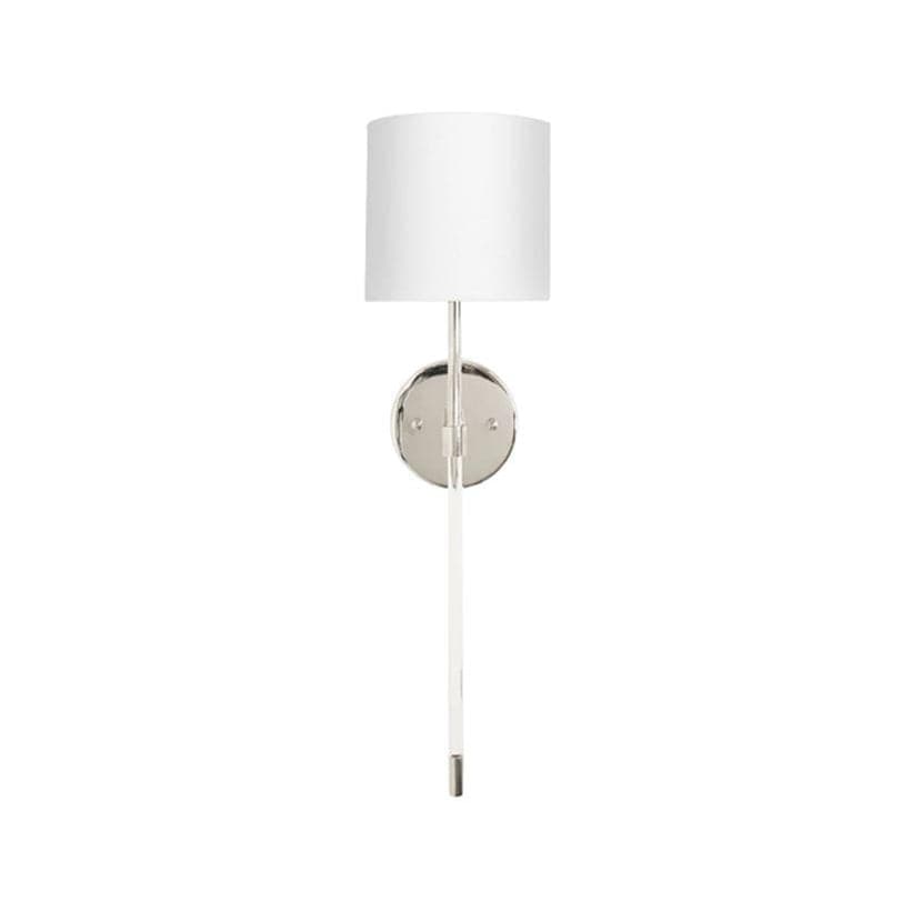 Bristow Sconce-Worlds Away-WORLD-BRISTOW N-Wall LightingNickel-2-France and Son