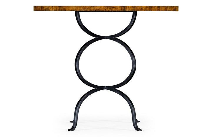 Casual Accents Bistro Round Centre Table-Jonathan Charles-JCHARLES-491045-CFW-Coffee Tables-2-France and Son