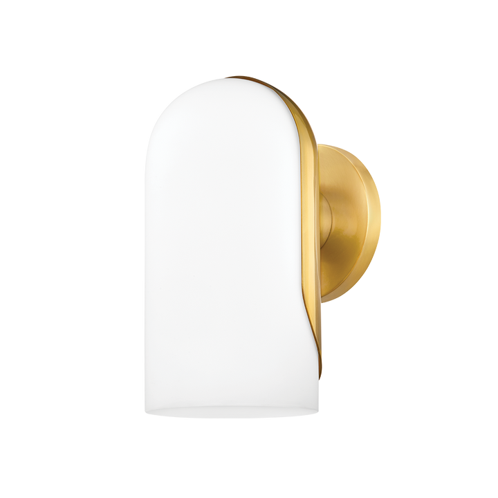 Mabel 1 Light Bath & Vanity-Mitzi-HVL-H550301-AGB-Bathroom VanityAged Brass-1-France and Son