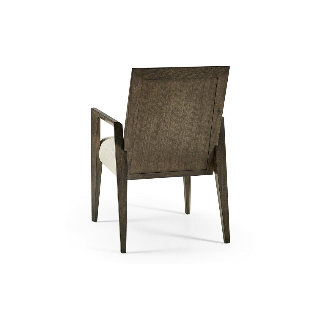 Gatsby Dining Arm Chair-Jonathan Charles-JCHARLES-500262-AC-WGY-F300-Dining Chairs-3-France and Son