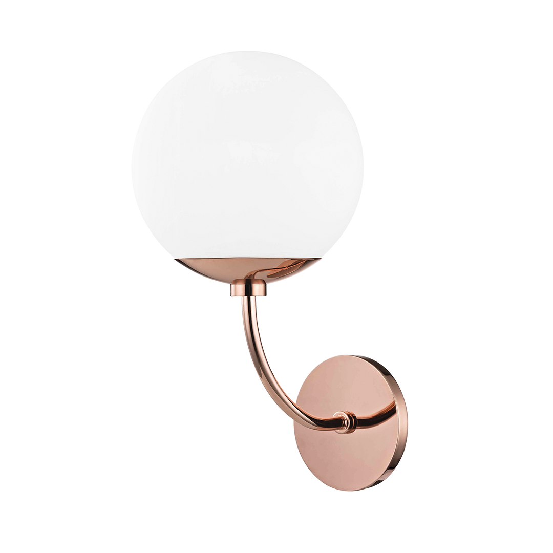 Carrie 1 Light Wall Sconce-Mitzi-HVL-H160101-POC-Wall LightingPolished Copper-3-France and Son