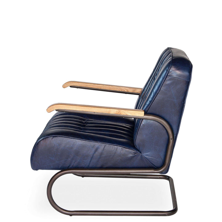 Bel-Air Arm Chair, Blue-SARREID-SARREID-29515-Lounge Chairs-4-France and Son