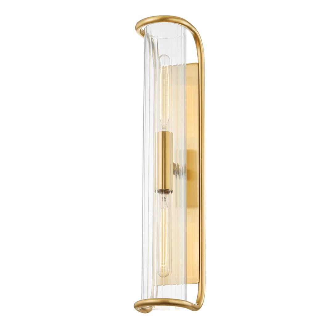 Fillmore 2 Light Wall Sconce-Hudson Valley-HVL-8926-AGB-Wall LightingAged Brass-1-France and Son