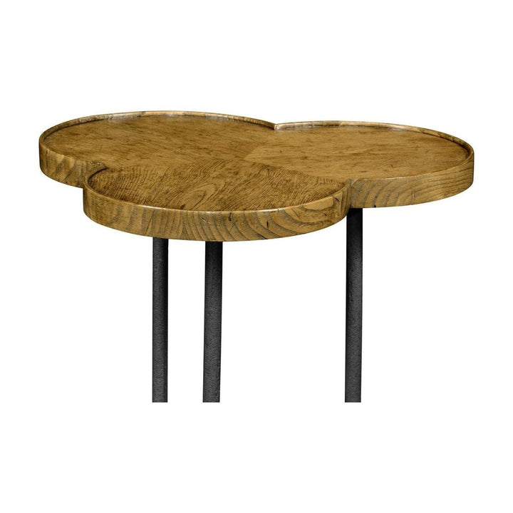 Trefoil Lamp Table-Jonathan Charles-JCHARLES-491161-LBC-Side TablesLight Brown Chestnut-3-France and Son