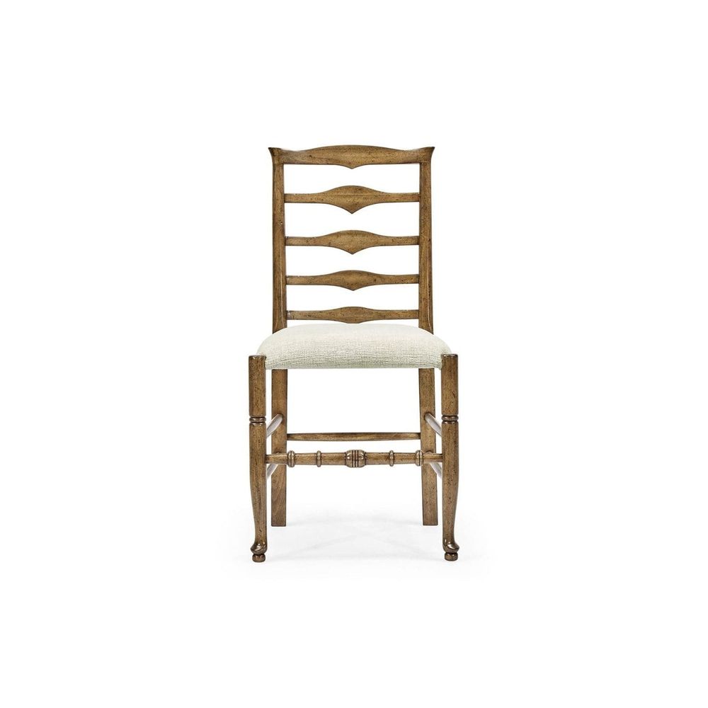 Triangular Ladderback Side Chair-Jonathan Charles-JCHARLES-492300-SC-DTM-F400-Dining Chairs-2-France and Son