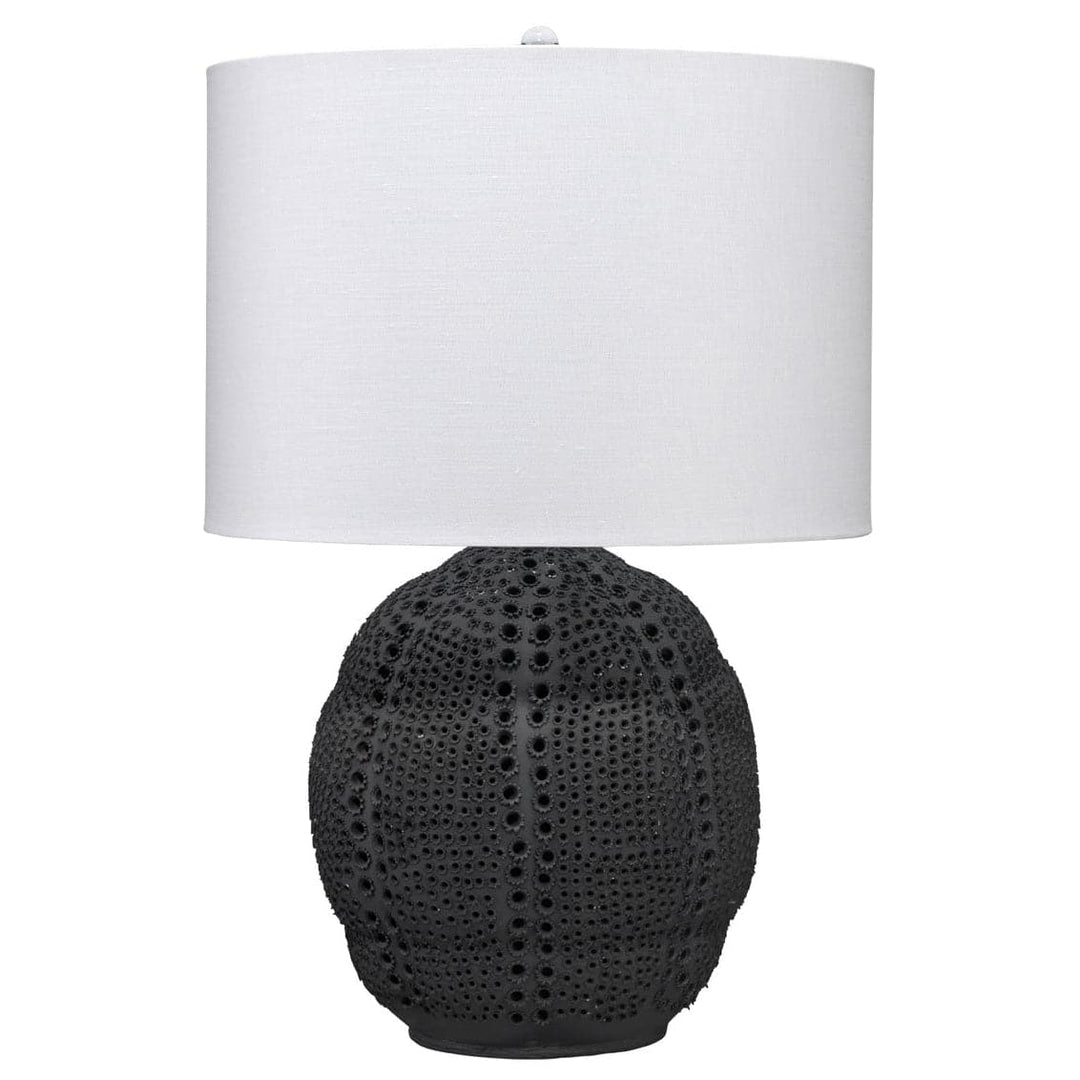 Lunar Table Lamp-Jamie Young-JAMIEYO-9LUNARTLBLK-Table LampsMatte Black Porcelain-1-France and Son