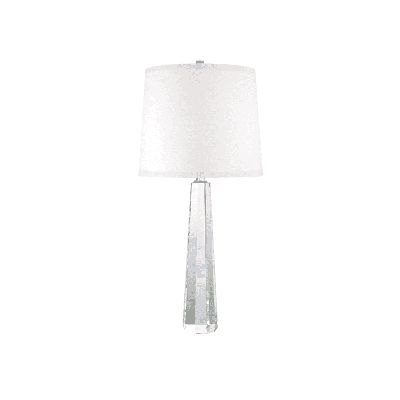Taylor 1 Light Bedside Table Lamp W Polished Nickel-Hudson Valley-HVL-L885-PN-WS-Table Lamps-1-France and Son