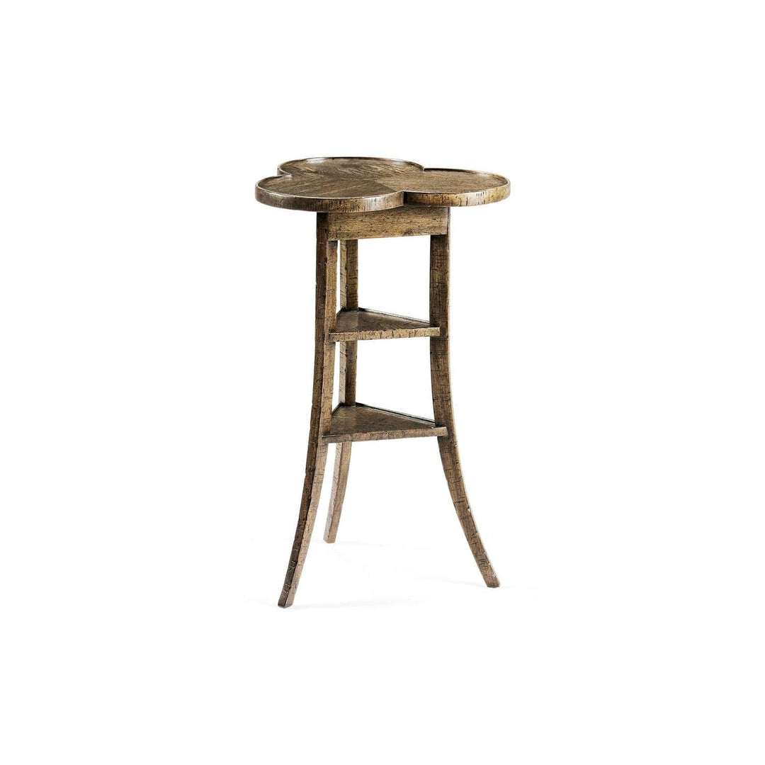 Trefoil Side Table-Jonathan Charles-JCHARLES-491037-DTM-Side TablesMedium Driftwood-11-France and Son