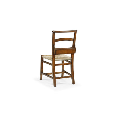 Rustic walnut church side chair-Jonathan Charles-JCHARLES-494546-SC-WAL-Dining Chairs-3-France and Son