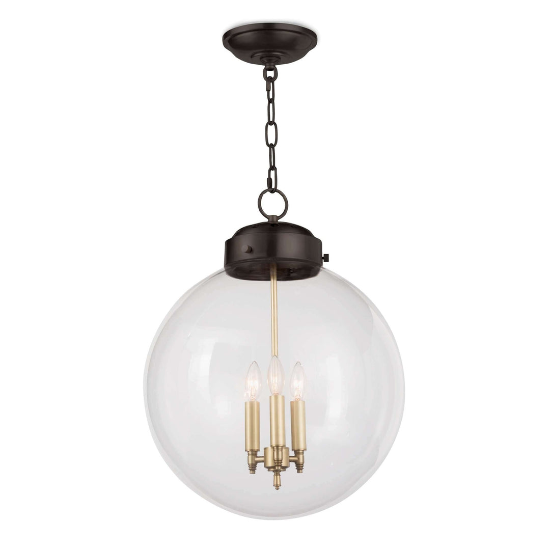 Globe Pendant (Oil Rubbed Bronze and Natural Brass)