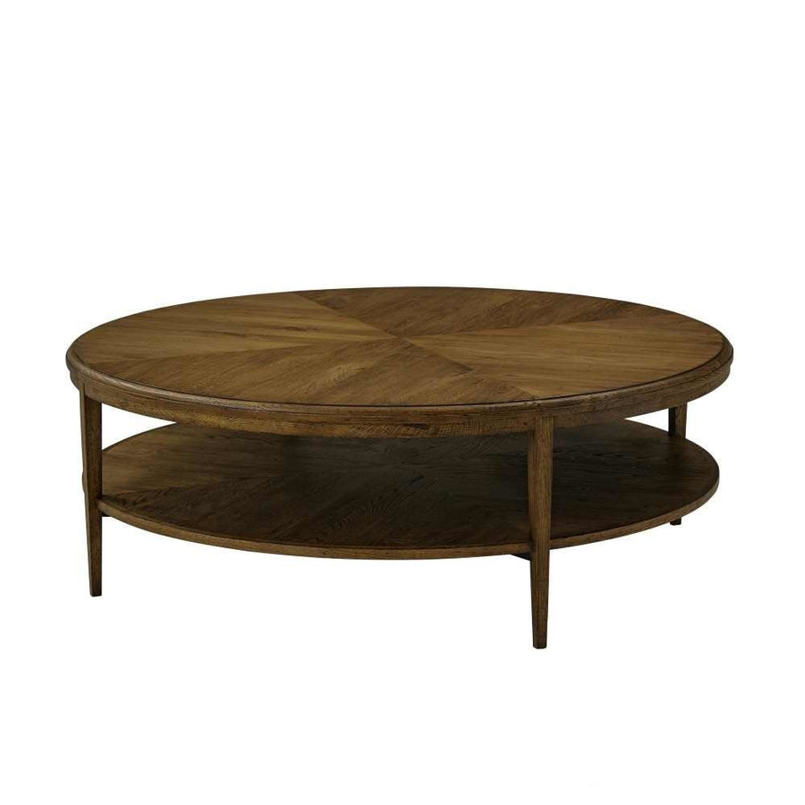 Nova Round Cocktail Table II-Theodore Alexander-THEO-TAS51062.C254-Coffee Tables-1-France and Son