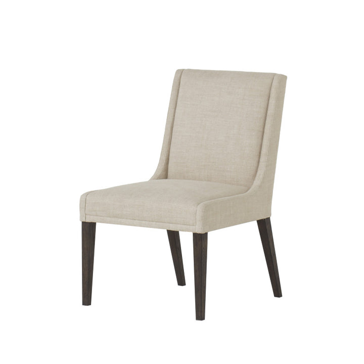 Stacey Dining Chair with Textured Linen Fabric-Sonder-FIC1729-Dining Chairs-1-France and Son