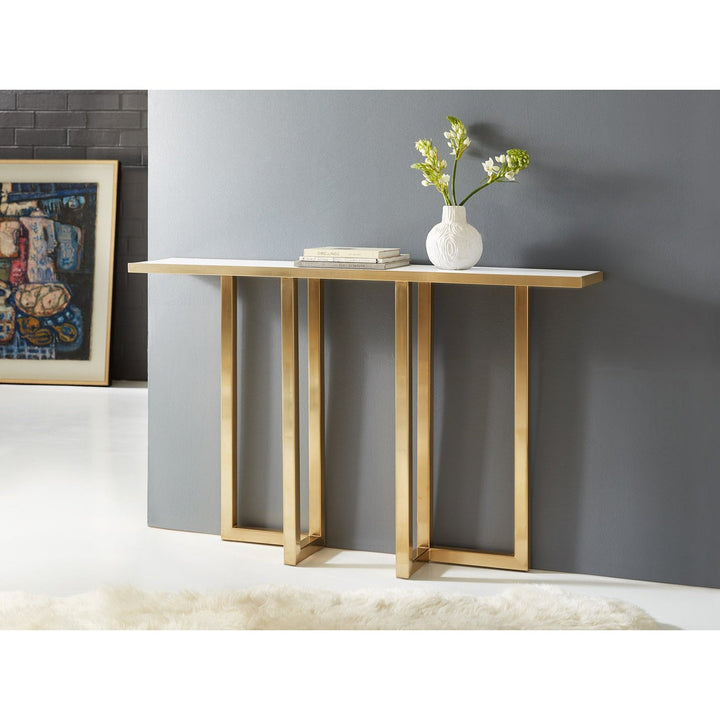 Metal & Acrylic Console Table-Modern History-MODERN-MHX-07-Console Tables-1-France and Son