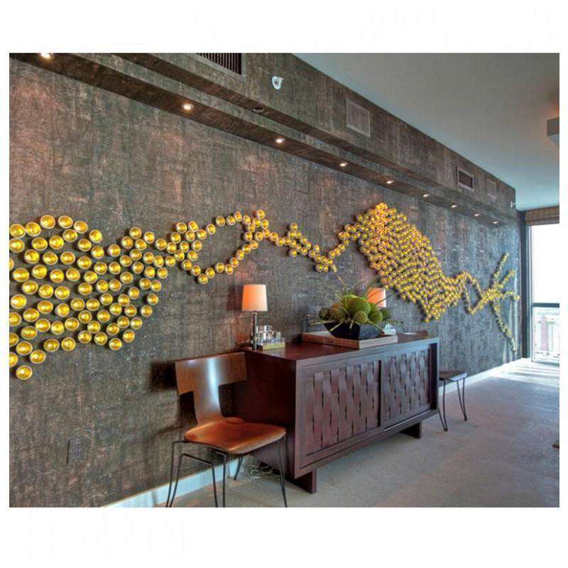 Seed Wall Play - Gold- Set Of 20-Gold Leaf Design Group-GOLDL-37816-G-Wall Art-2-France and Son