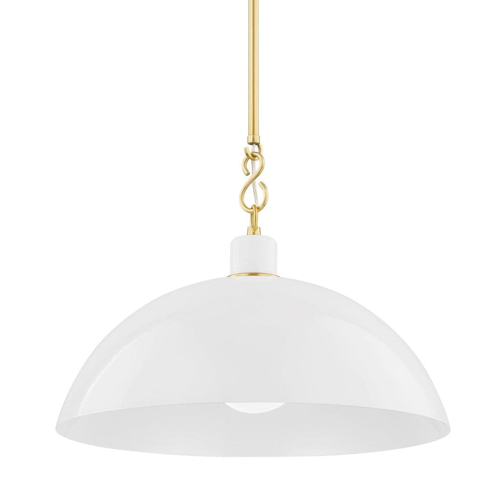 Camille - 1 Light Pendant-Mitzi-HVL-H769701L-AGB/GWH-PendantsAged Brass-Large-2-France and Son