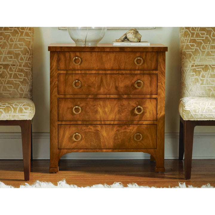 Walnut Biedermeier Four Drawer Chest-Modern History-MODERN-MH226F01-Dressers-1-France and Son