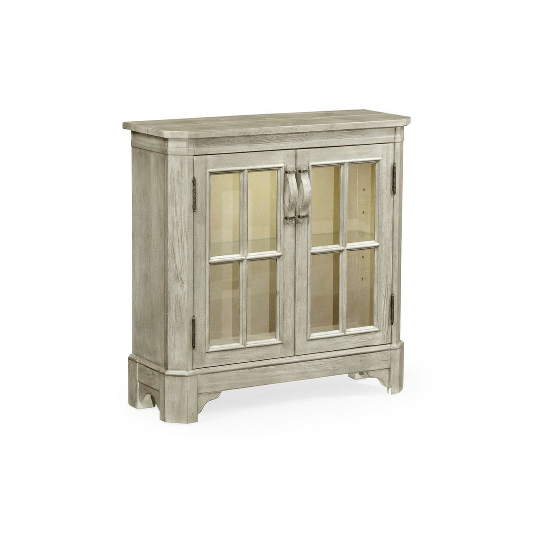 Low Bookcase with Strap Handles-Jonathan Charles-JCHARLES-491067-DTW-Bookcases & CabinetsWhitewash Driftwood-16-France and Son