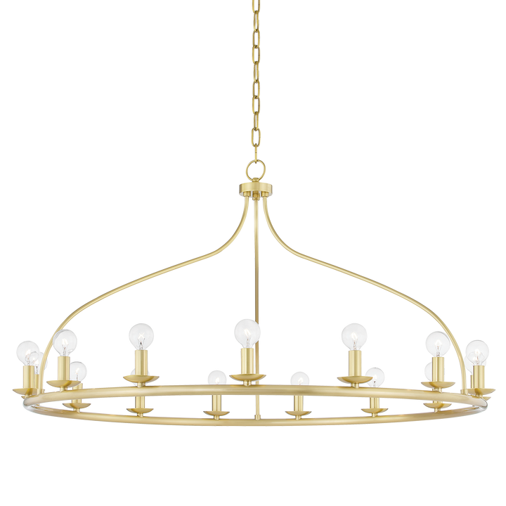 Kendra 15 Light Chandelier-Mitzi-HVL-H511815-AGB-ChandeliersAged Brass-1-France and Son