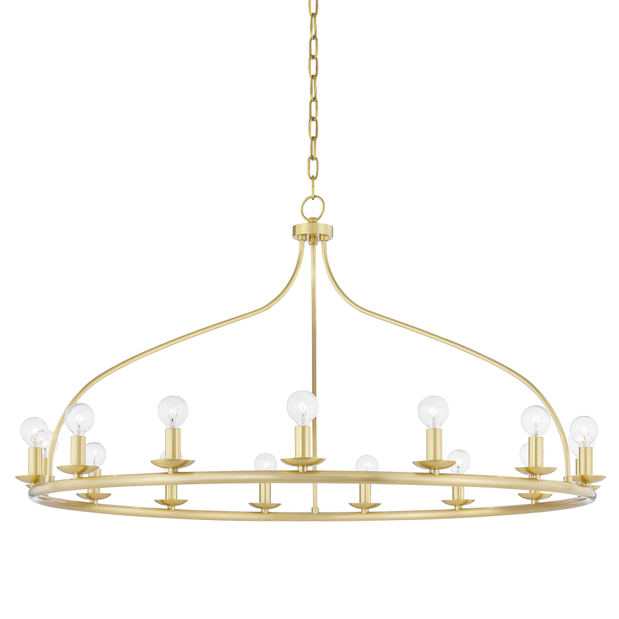 Kendra 15 Light Chandelier-Mitzi-HVL-H511815-AGB-ChandeliersAged Brass-1-France and Son