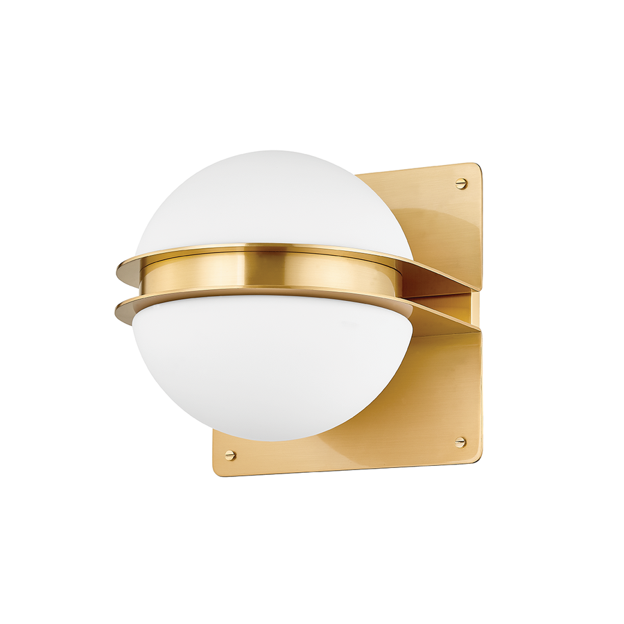 Rudolf 1 Light Wall Sconce-Hudson Valley-HVL-5900-AGB-Wall Lighting-1-France and Son