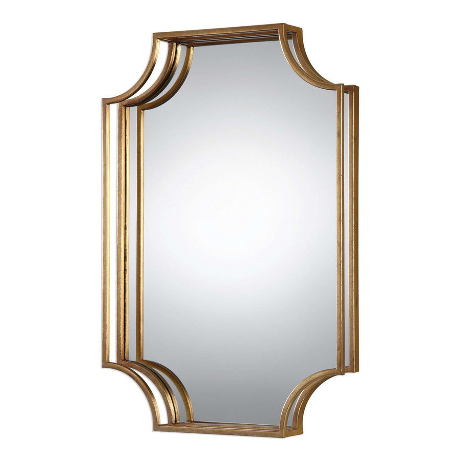 Lindee Gold Wall Mirror-Uttermost-UTTM-09123-Mirrors-1-France and Son