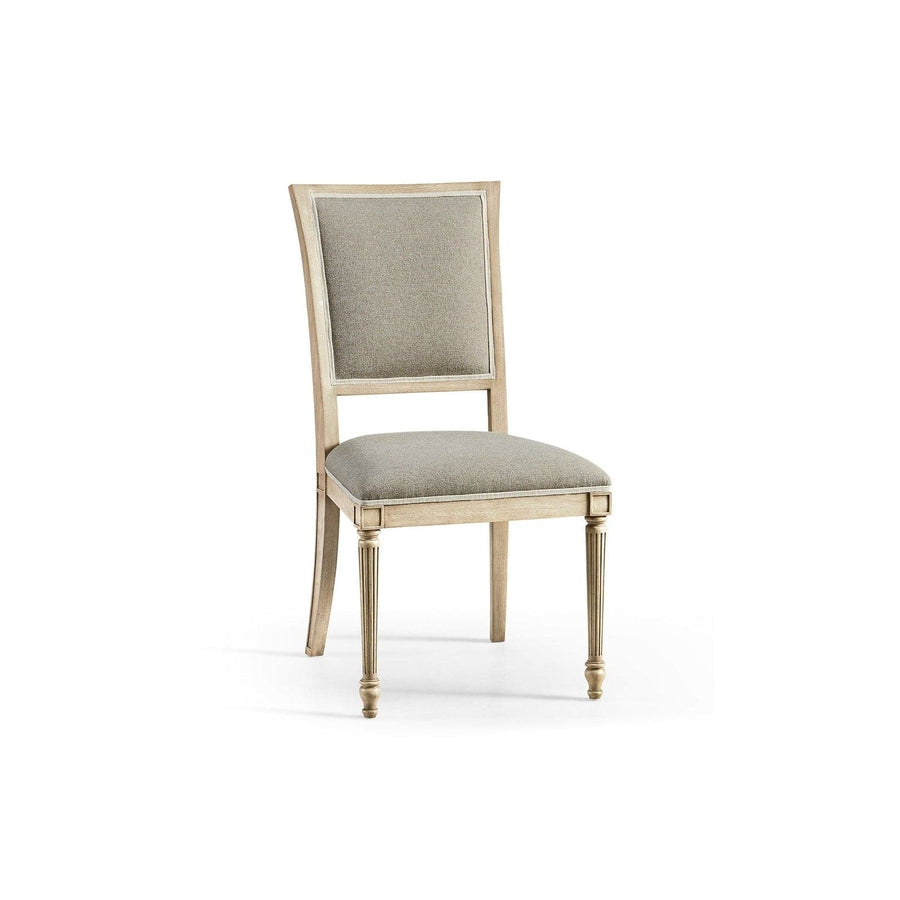 Flare Uph. Side Chair Flared Top-Jonathan Charles-JCHARLES-003-2-130-BLW-Dining ChairsNatural-1-France and Son