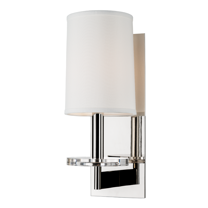 Chelsea 1 Light Wall Sconce-Hudson Valley-HVL-8801-PN-Wall LightingPolished Nickel-2-France and Son