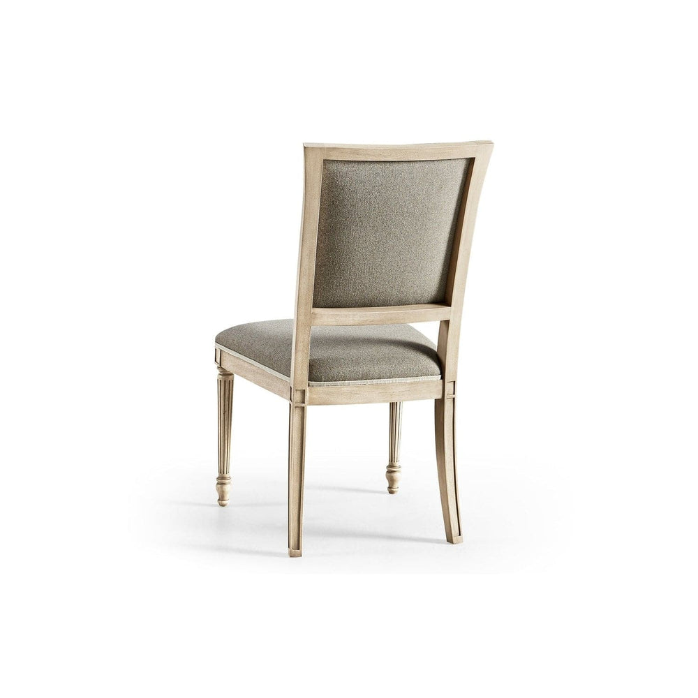 Flare Uph. Side Chair Flared Top-Jonathan Charles-JCHARLES-003-2-130-BLW-Dining ChairsNatural-2-France and Son