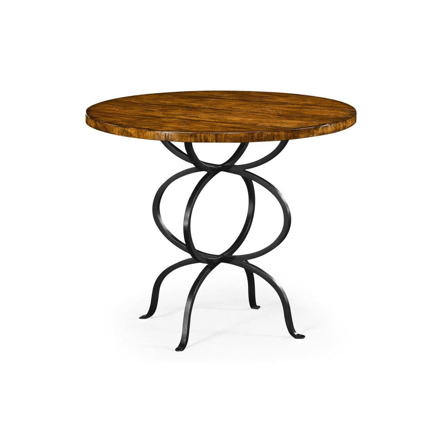 Casual Accents Bistro Round Centre Table-Jonathan Charles-JCHARLES-491045-CFW-Coffee Tables-1-France and Son