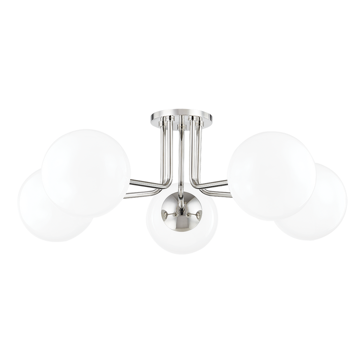 Stella 5 Light Semi Flush-Mitzi-HVL-H105605-PN-PendantsPolished Nickel-3-France and Son