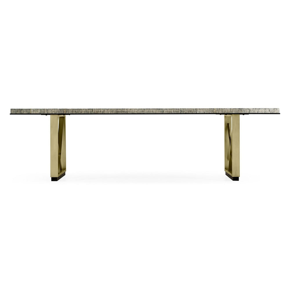 Geometric Dining Table-Jonathan Charles-JCHARLES-500290-108L-DFO-Dining Tables108"-2-France and Son