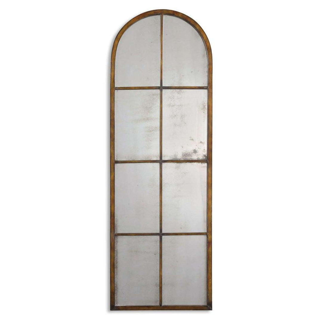 Amiel Arched Brown Mirror-Uttermost-UTTM-13463 P-Mirrors-1-France and Son