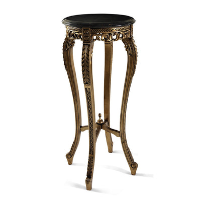 Acanthus Plant Stand-Alden Parkes-ALDEN-TB-M211-RR-Side TablesAnt. Gold with Red Rub-1-France and Son
